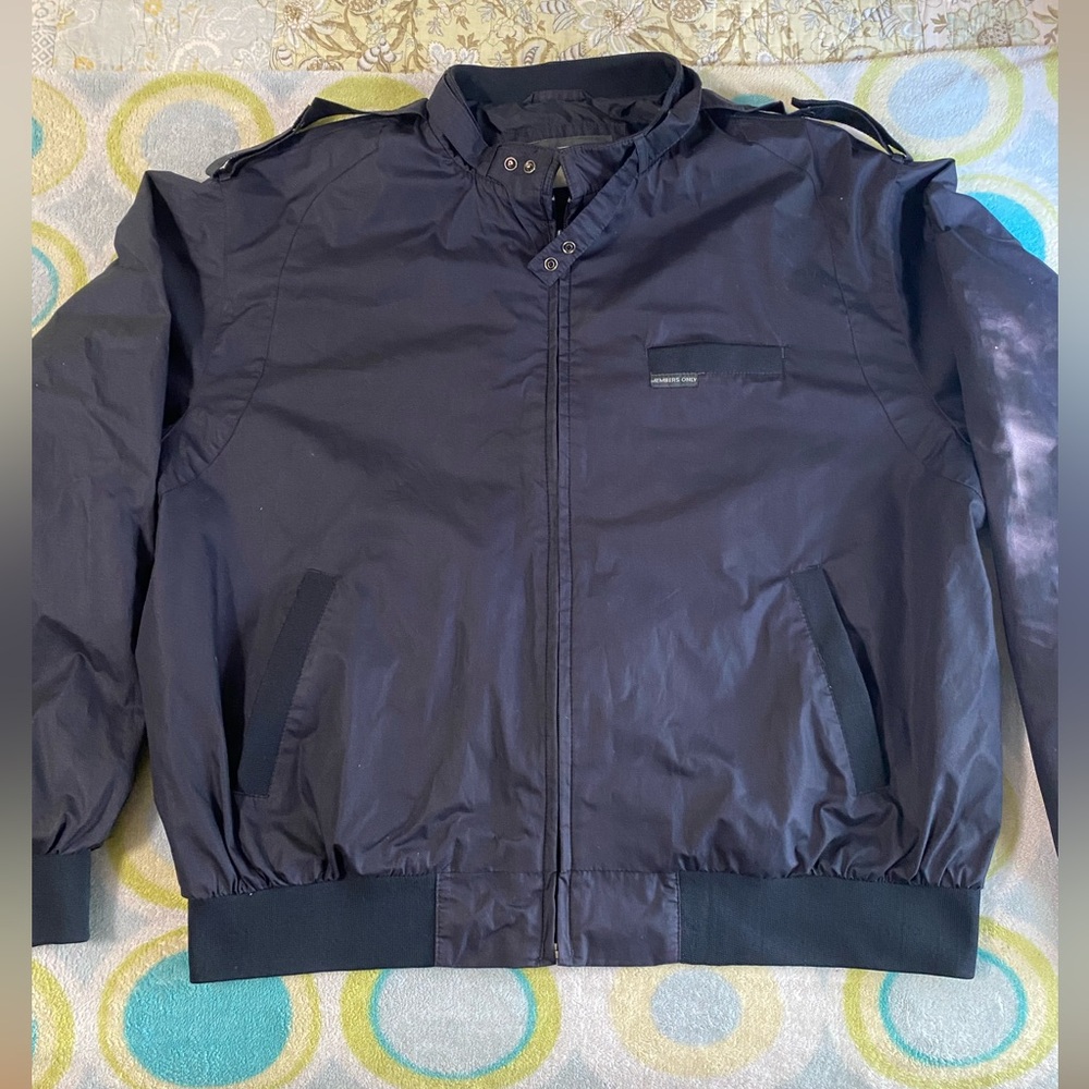 Members Only Vintage Navy XL Jacket